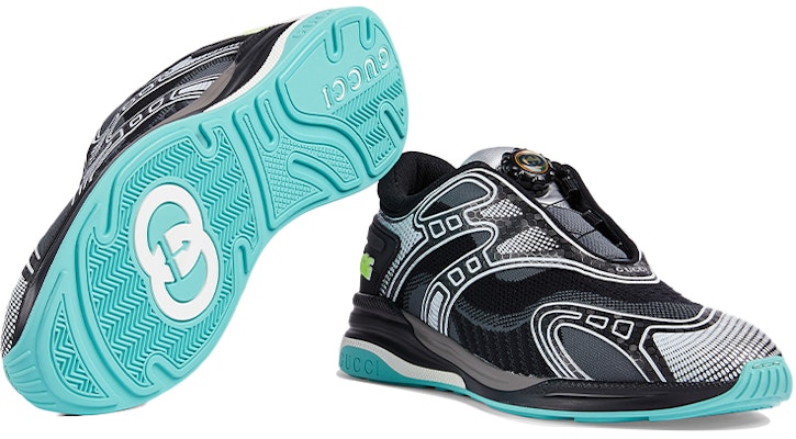 Gucci Low Top Sneakers 'Black Blue' 623109-H9T20-8485 Purchase Gucci Low Top Sneakers 'Black Blue' 623109-H9T20-8485