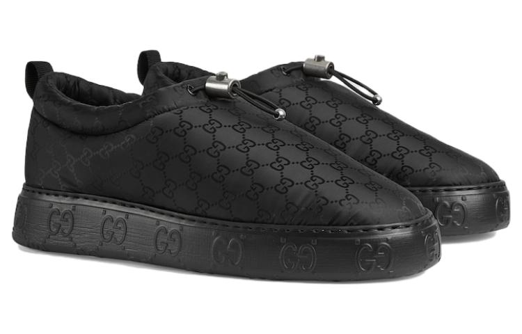 Order Gucci 黑色厚底乐福鞋 762076-FACLN-1000