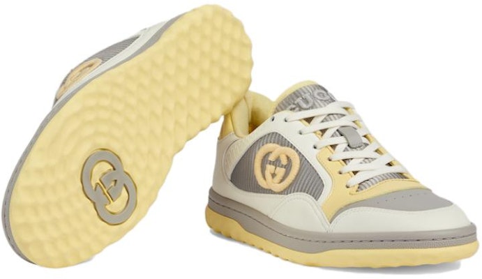 (W) Snekers Gucci Mac80 Sulaman 'Putih Kelabu Kuning' 747954-AACNW-9148 Lookbook (W) Snekers Gucci Mac80 Sulaman 'Putih Kelabu Kuning' 747954-AACNW-9148