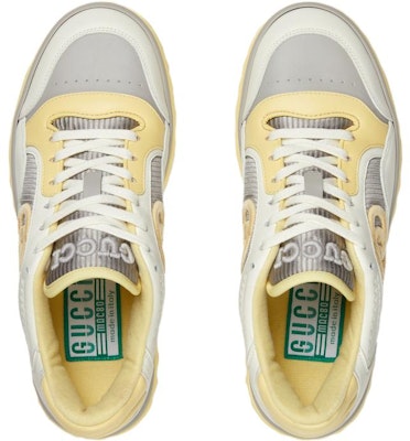(W) Snekers Gucci Mac80 Sulaman 'Putih Kelabu Kuning' 747954-AACNW-9148 Shop (W) Snekers Gucci Mac80 Sulaman 'Putih Kelabu Kuning' 747954-AACNW-9148
