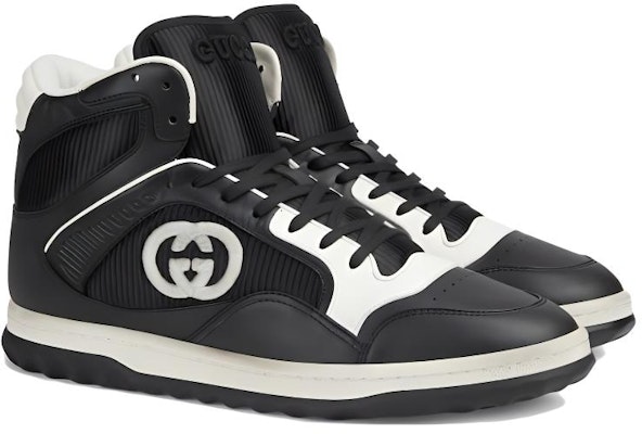 Gucci MAC80 High 'Hitam Putih Pudar' 776820-AACN6-1090 Lookbook Gucci MAC80 High 'Hitam Putih Pudar' 776820-AACN6-1090