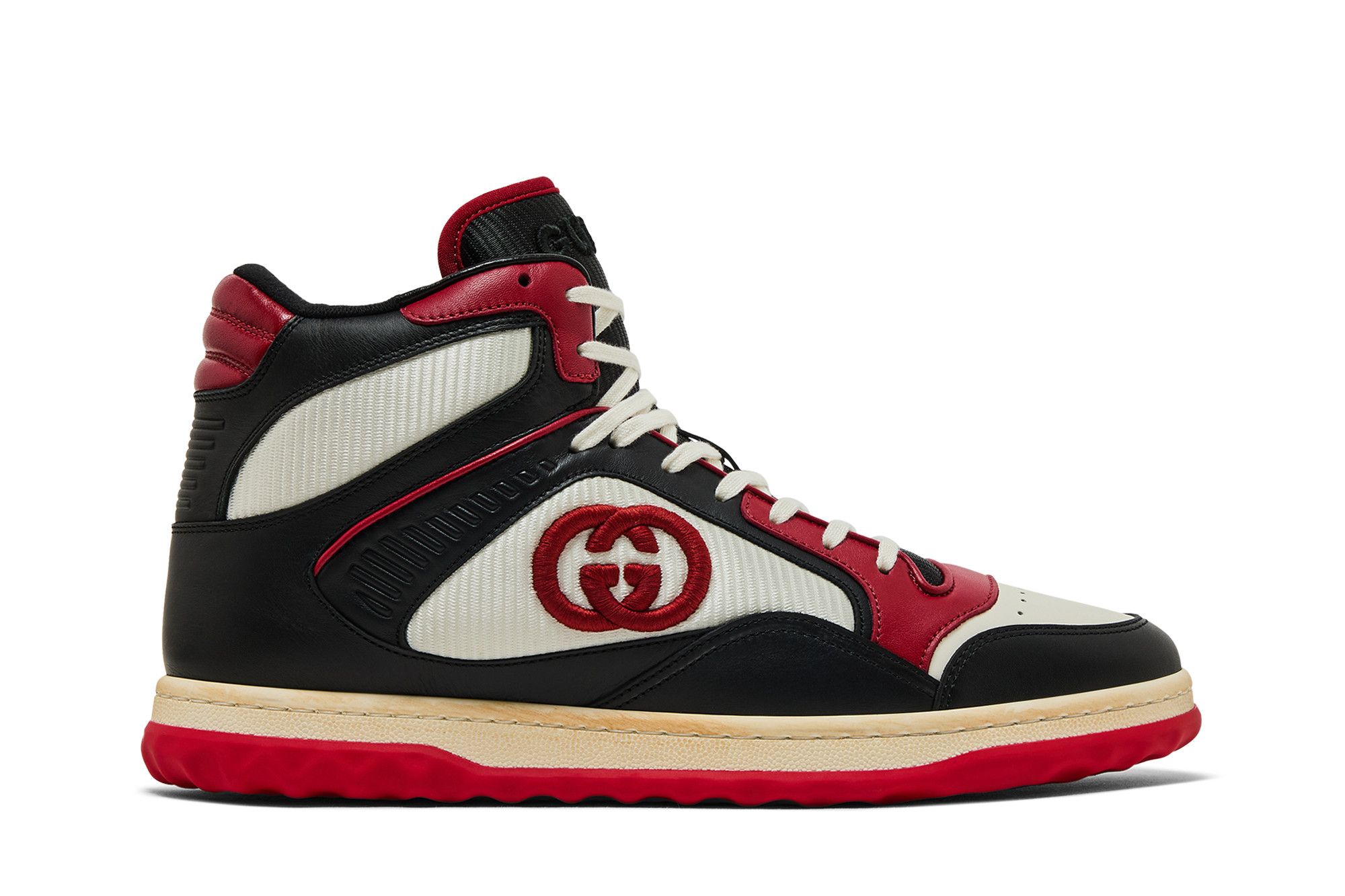 Gucci MAC80 High 'Black White Red' 762060-AACN5-1050