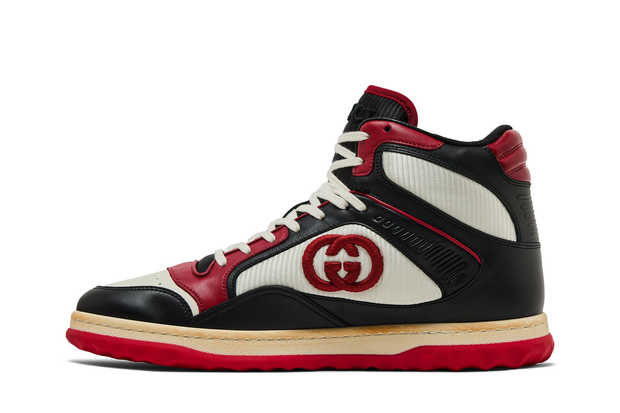 Shop Gucci MAC80 Haut ''Noir Blanc Rouge'' 762060-AACN5-1050