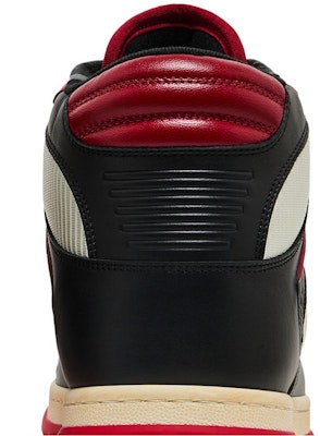 Gucci MAC80 Tinggi 'Hitam Putih Merah' 762060-AACN5-1050 Sizing Gucci MAC80 Tinggi 'Hitam Putih Merah' 762060-AACN5-1050