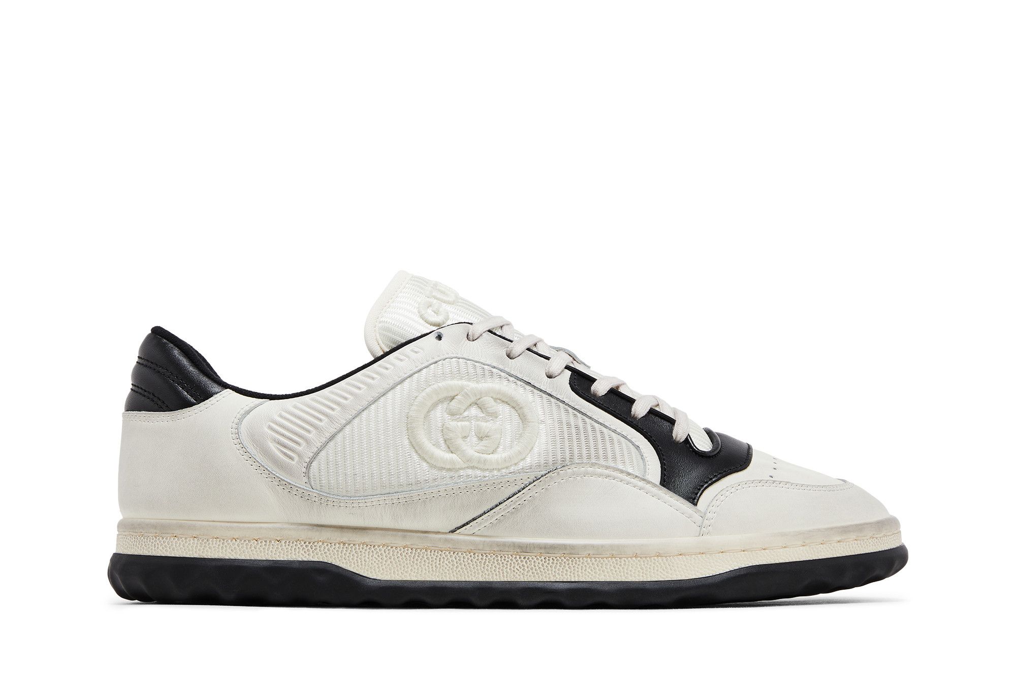 Buy Gucci MAC80 Sneaker 'Off White Black' 741656-AAB79-9151