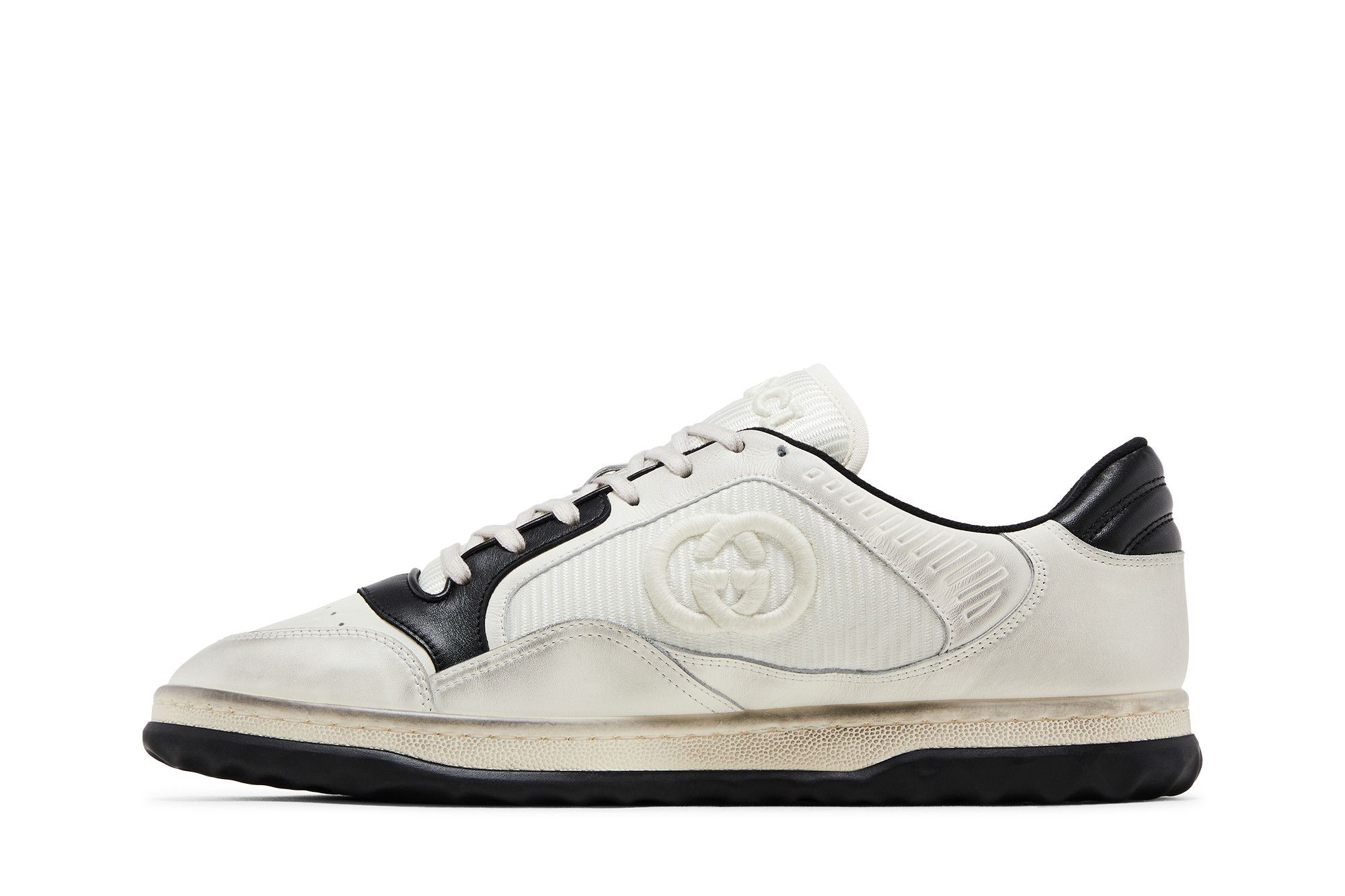 Lookbook Gucci MAC80 Sneaker 'Putih Pudar Hitam' 741656-AAB79-9151