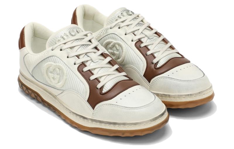 Lookbook Gucci MAC80 Sneaker 'Coklat Putih Pudar' 741656-AAB79-9155