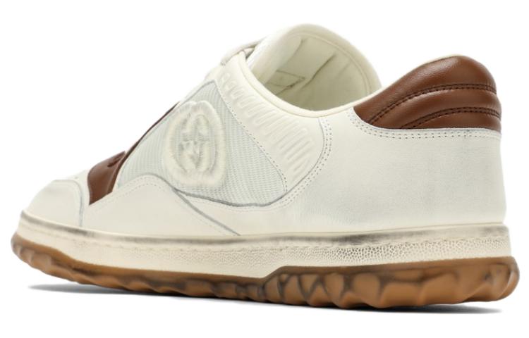 Shop Gucci MAC80 Sneaker 'Coklat Putih Pudar' 741656-AAB79-9155