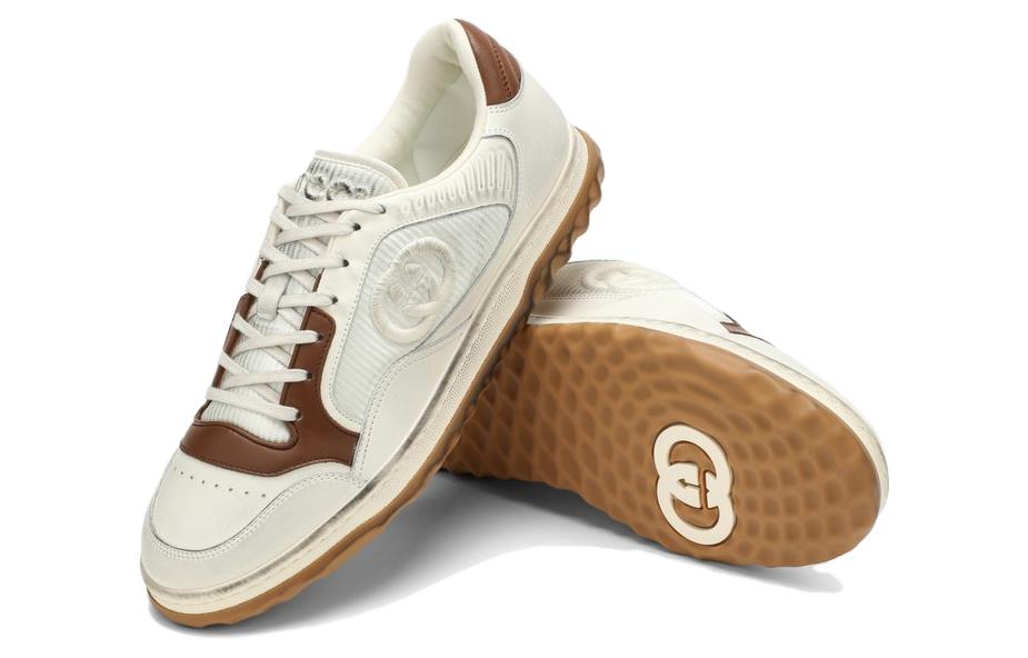 Details for Gucci MAC80 Sneaker 'Coklat Putih Pudar' 741656-AAB79-9155