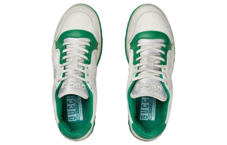 Shop Gucci MAC80 Sneaker 'Putih Hijau' 749896-AAB79-9148