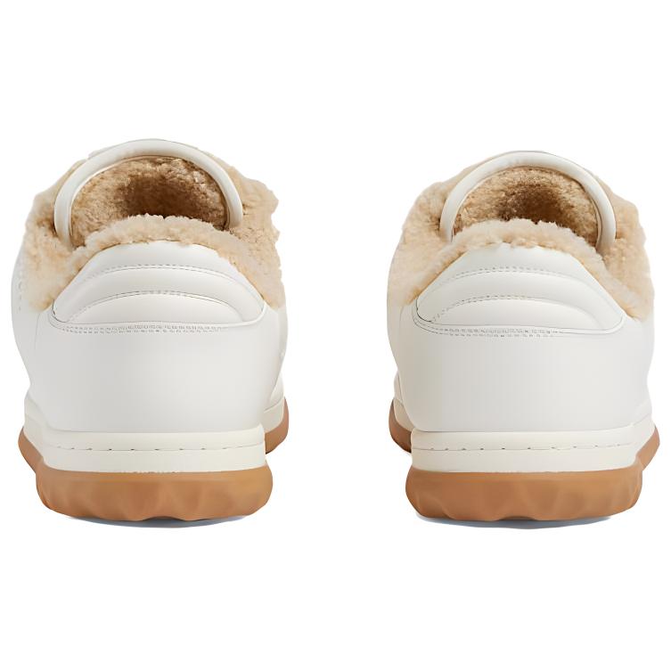 Purchase Gucci MAC80 Kasut 'Kulit Putih Pudar' 760419-AACQV-9153