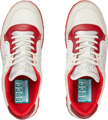 Gucci MAC80 Sneaker 'Putih Merah' 749896-AAB79-9150 Lookbook Gucci MAC80 Sneaker 'Putih Merah' 749896-AAB79-9150