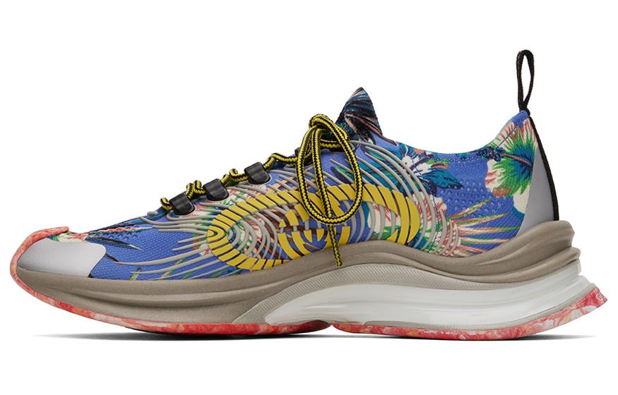 Gucci Run Sneaker 'Marble and Floral' 698561-UZI10-8470
