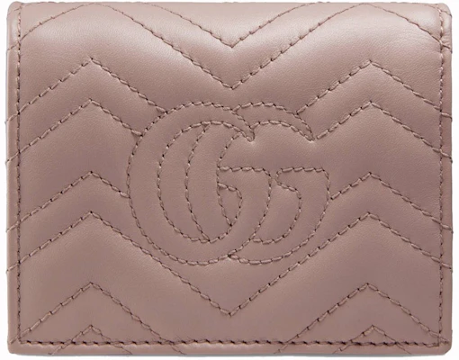 古驰Marmont GG卡包钱包绗缝粉尘粉色 Order 古驰Marmont GG卡包钱包绗缝粉尘粉色