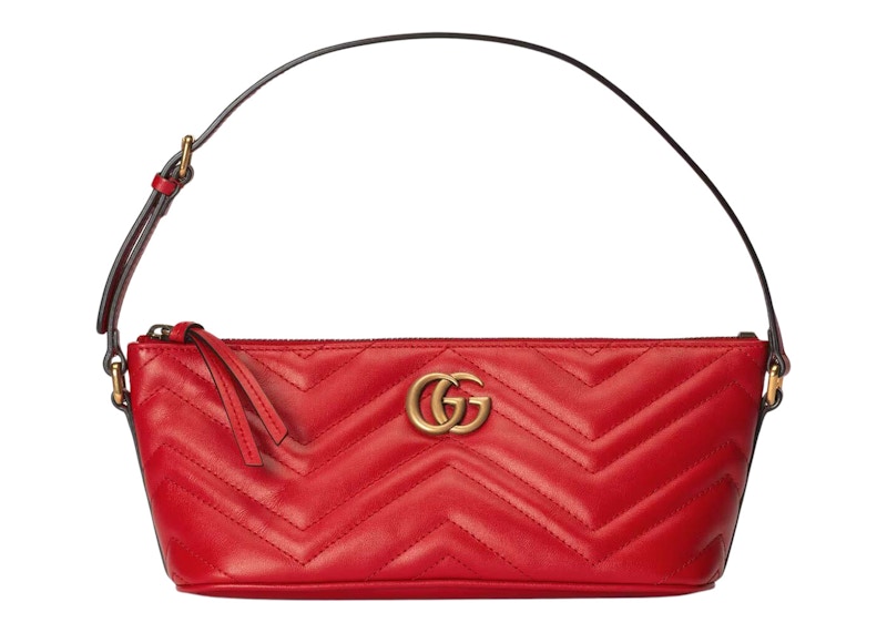 Buy Gucci Marmont GG 小號紅色肩背包