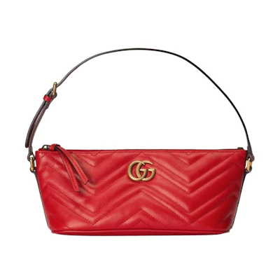 Gucci Marmont GG Small Shoulder Bag Red