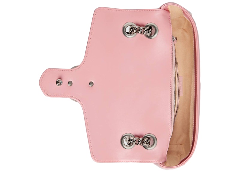 Lookbook Gucci Marmont粉紅小號GG肩背包