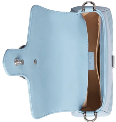 グッチ マーモント トップハンドルバッグ GG ミニ パステルブルー Lookbook グッチ マーモント トップハンドルバッグ GG ミニ パステルブルー