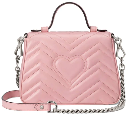 グッチ マーモント トップハンドルバッグ GG ミニ パステルピンク Order グッチ マーモント トップハンドルバッグ GG ミニ パステルピンク