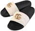 Lookbook Gucci Matelassé Slide ''Mystic White Double G'' Sandalen 603701-0R030-9022