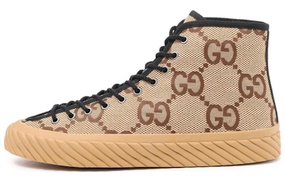 Gucci Maxi GG High Top Beige Ebony