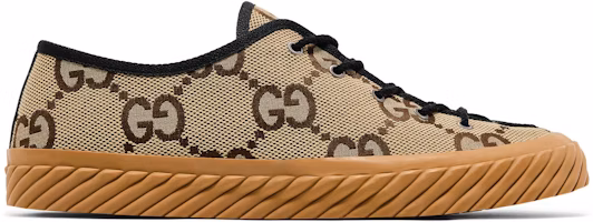 Gucci Maxi GG Low Top Beige Ebony 703031-UKOH0-2590 Gucci Maxi GG Low Top Beige Ebony 703031-UKOH0-2590