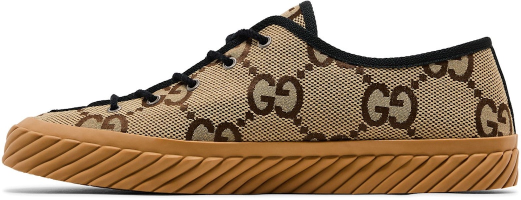 Gucci Maxi GG Low Top Beige Ebony 703031-UKOH0-2590 Lookbook Gucci Maxi GG Low Top Beige Ebony 703031-UKOH0-2590