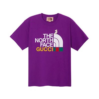Gucci Men’s Purple Short Sleeve T-Shirt with Logo 616036-XJDRD-5137