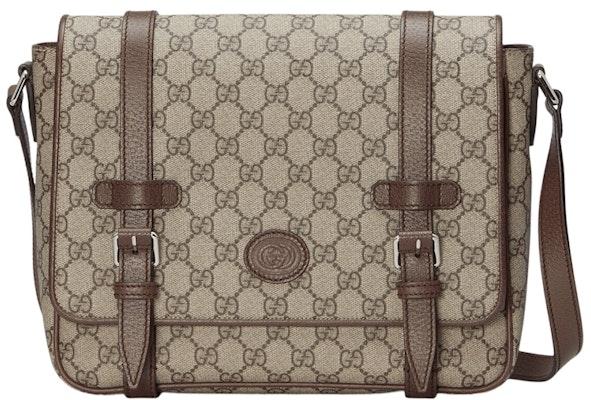 Gucci Messenger Bag GG Supreme Canvas Beige/Ebony Buy Gucci Messenger Bag GG Supreme Canvas Beige/Ebony