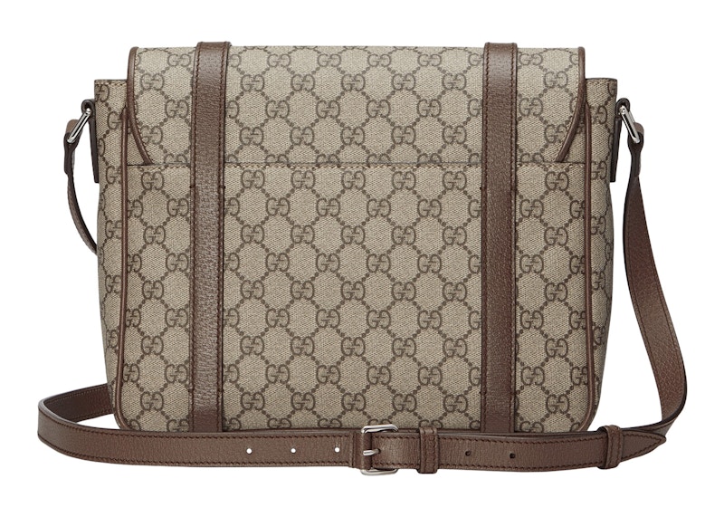 Order Tas Messenger Gucci Kanvas GG Supreme Beige/Ebony