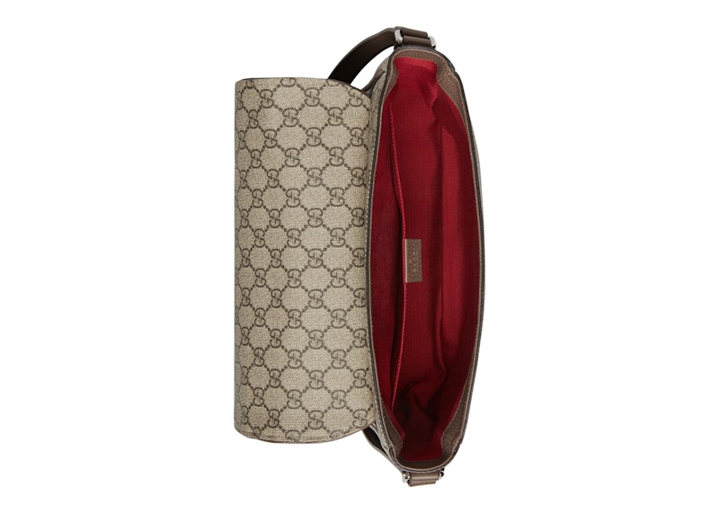 Lookbook Tas Messenger Gucci Kanvas GG Supreme Beige/Ebony