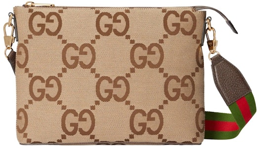 Gucci Tas Messenger Jumbo GG Camel/Ebony Buy Gucci Tas Messenger Jumbo GG Camel/Ebony