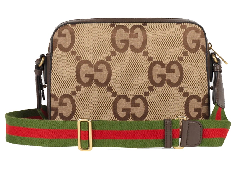 Gucci Messenger Bag with Jumbo GG Camel/Ebony 圖 2