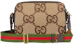 Order グッチ ジャンボGG メッセンジャーバッグ (キャメル/エボニー)