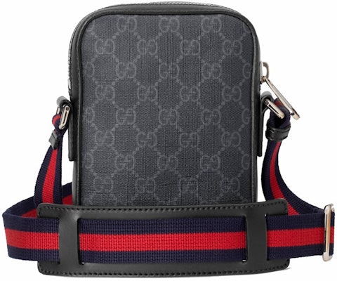 Gucci Messenger GG Supreme Blue/Red Web Small Black Order Gucci Messenger GG Supreme Blue/Red Web Small Black