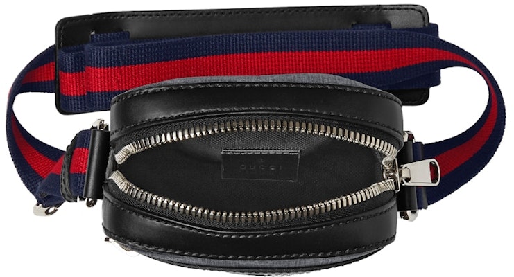 Gucci Messenger GG Supreme Blue/Red Web Small Black Lookbook Gucci Messenger GG Supreme Blue/Red Web Small Black