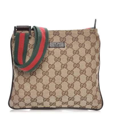 Gucci Messenger Monogram GG Tali Web Krim Penyalang Buy Gucci Messenger Monogram GG Tali Web Krim Penyalang