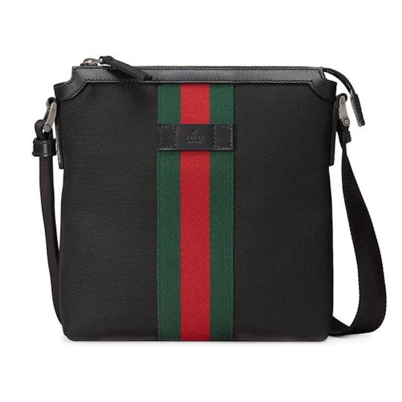 Gucci Messenger Techno Canvas Web Black