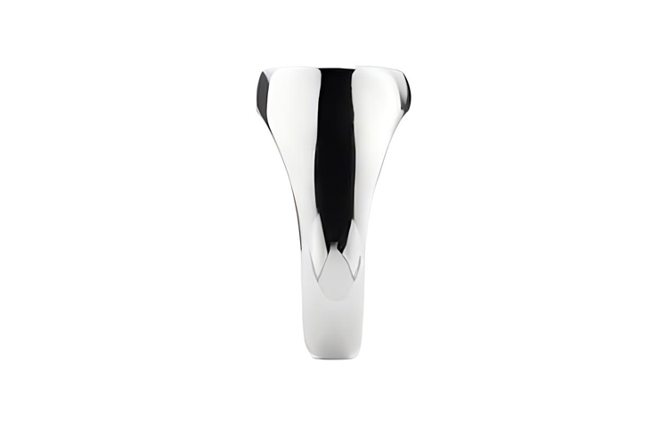 GUCCI Micro Logo Design 925 Silver Unisex Couple Ring - Silver. 797033J84008106 圖 3