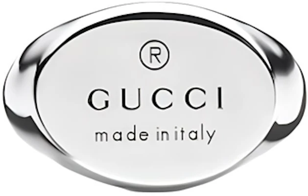 GUCCI Micro Logo Design 925 Silver Unisex Couple Ring - Silver. 797033J84008106 Shop GUCCI Micro Logo Design 925 Silver Unisex Couple Ring - Silver. 797033J84008106