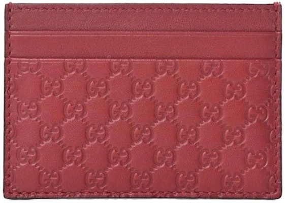 古馳 Microguccissima 迷你紅色卡片夾 Buy 古馳 Microguccissima 迷你紅色卡片夾