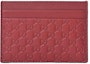 Buy 古馳 Microguccissima 迷你紅色卡片夾