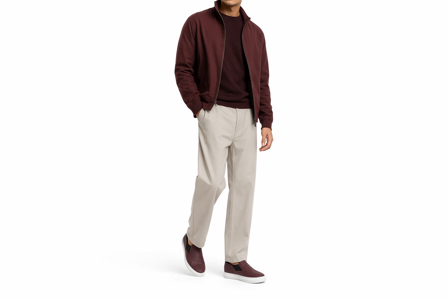 Order GUCCI古馳 皮革 便鞋 时尚板鞋 男款 酒紅色