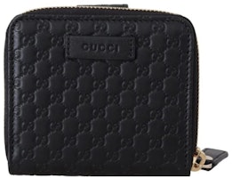Gucci Microguccissima Zip Around Wallet Small Black Gucci Microguccissima Zip Around Wallet Small Black