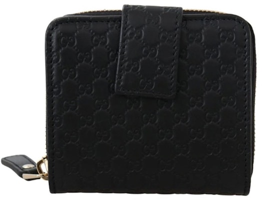 Gucci 小型黑色Microguccissima拉鍊錢包 Order Gucci 小型黑色Microguccissima拉鍊錢包