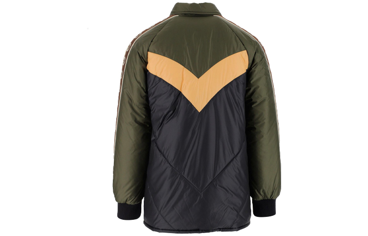 Lookbook GUCCI Military Green Side Sleeve GG Tape Zip Cotton Jacket 624421-ZHA58-3175