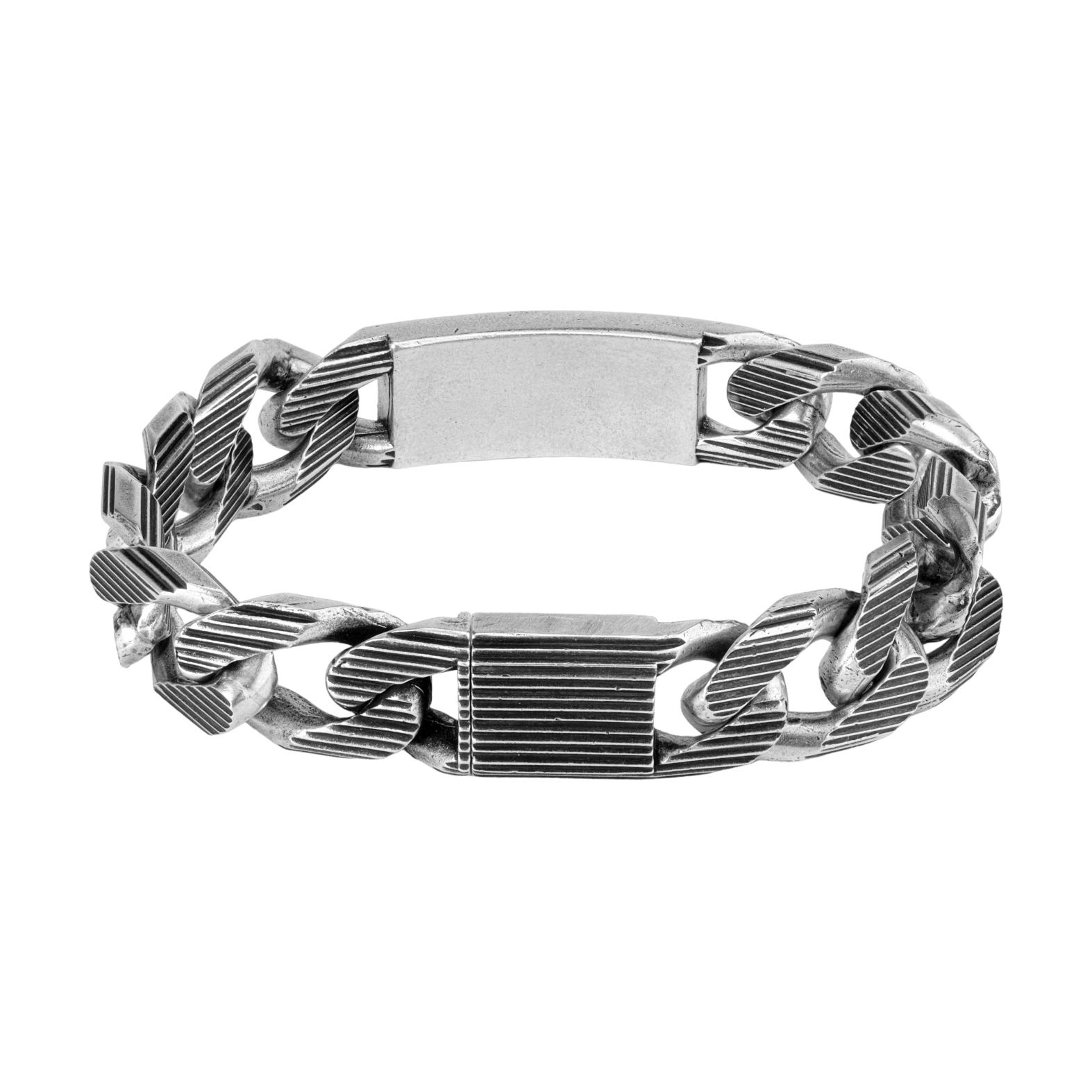 Purchase Pulsera GUCCI Minimalista de Plata 925 Unisex Accesorio de Moda. 701625J84101064