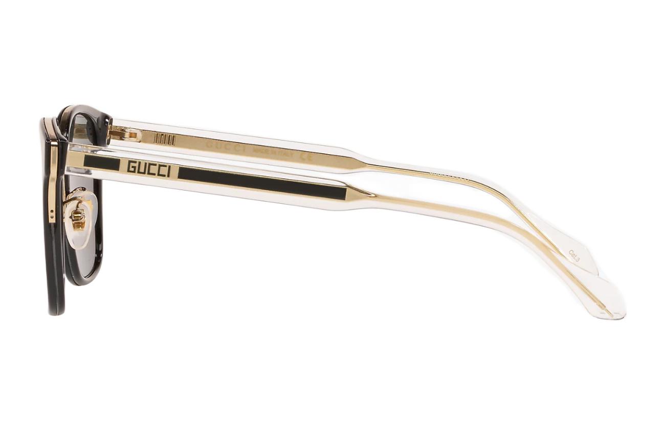 Shop Kacamata GUCCI Minimalis Square Alloy Unisex Gaya Pasangan. 889652386560