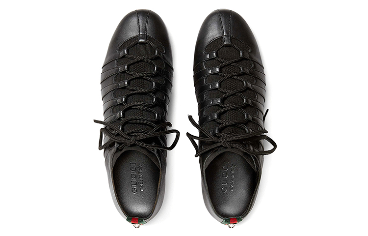 Lookbook GUCCI 古馳 皮革 時尚休閒鞋 黑