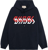 Gucci Mirror Effect Print Black Sweatshirt for Men 681210-XJDV3-1152 Gucci Mirror Effect Print Black Sweatshirt for Men 681210-XJDV3-1152